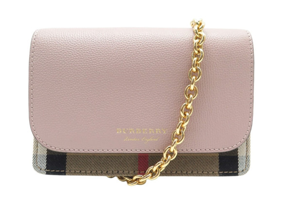 sac a main burberry hampshire tartan check cuir
