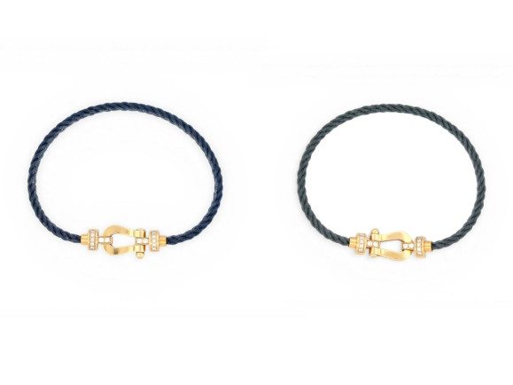bracelet fred force 10 moyen modele or jaune 18k semi