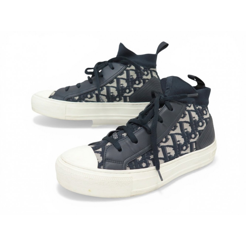 CHAUSSURES DIOR SNEAKERS WALK N DIOR TECHNICAL OBLIQUE 38 BASKETS SHOES 1090€