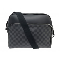 NEUF SACOCHE LOUIS VUITTON DAYTONA REPORTER MM DAMIER GRAPHITE BANDOULIERE 2200€