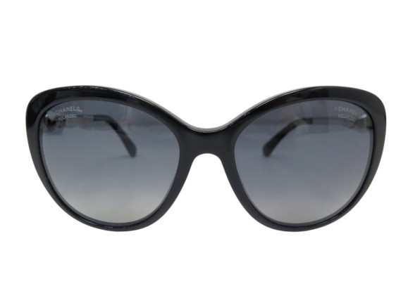 lunettes de soleil chanel pearl cat eye 5338h etui