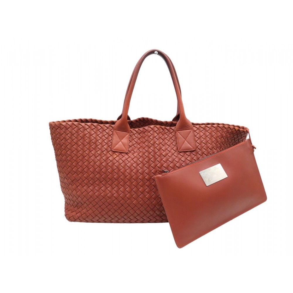 SAC A MAIN BOTTEGA VENETA HIPPO MM 115664 CABAS CUIR INTRECCIATO TOTE BAG 8500€