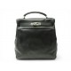 VINTAGE SAC A DOS HERMES KELLY ADO PM 2002 EN CUIR SWIFT NOIR BLACK BACKPACK BAG