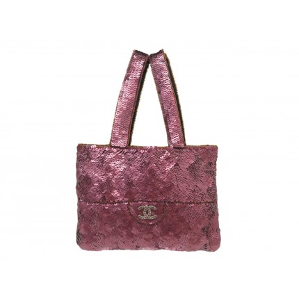 VINTAGE SAC A MAIN CHANEL LOGO CC TIMELESS SEQUINS POCHETTE GILDER HANDBAG PURSE