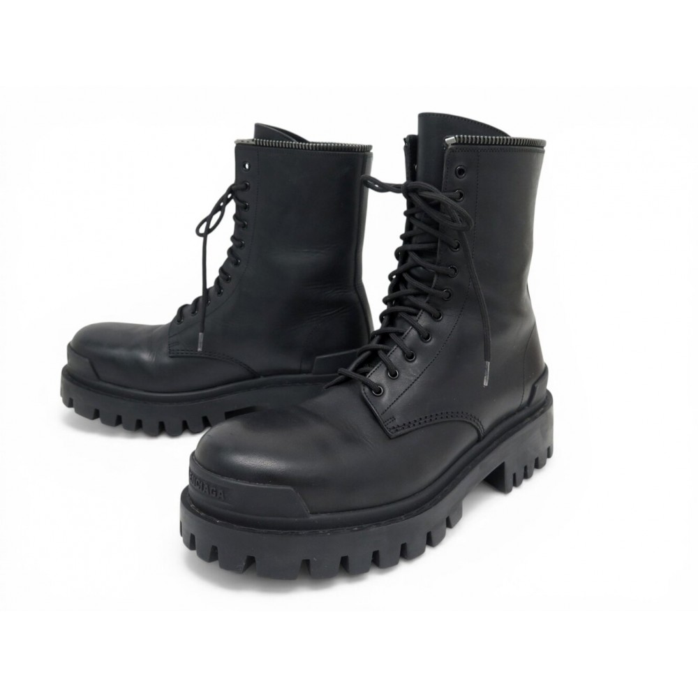 CHAUSSURES BALENCIAGA MASTER COMBAT BOOTS 664709 40.5 41.5 RANGERS SHOES 1090€