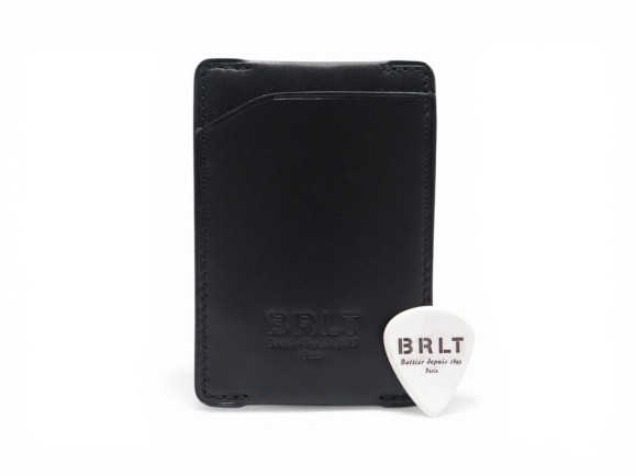 porte cartes berluti brlt en cuir noir mediator