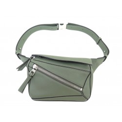 SAC A MAIN LOEWE MINI PUZZLE SAC CEINTURE 121461 EN CUIR KAKI LEATHER BAG 1600€