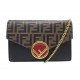 SAC A MAIN FENDI WOC WALLET ON CHAIN CUIR FF 8BS006 BANDOULIERE PURSE BAG 1250€