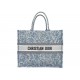 SAC A MAIN CHRISTIAN DIOR BOOK TOTE GM EN TOILE BRODERIE BLEUE + BOITE BAG 2800€