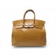 VINTAGE SAC A MAIN HERMES BIRKIN 40 EN CUIR NATUREL 1998 DE VOYAGE TRAVEL BAG
