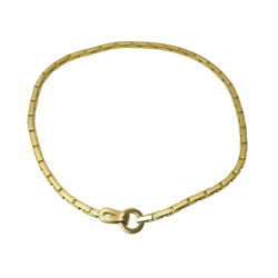COLLIER CARTIER AGRAFE EN OR JAUNE 18K 66GR 41CM BOITE CERTIFICAT GOLD NECKLACE
