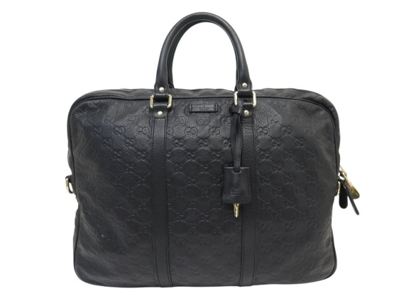 sacoche gucci malette gg 201480 en cuir guccissima