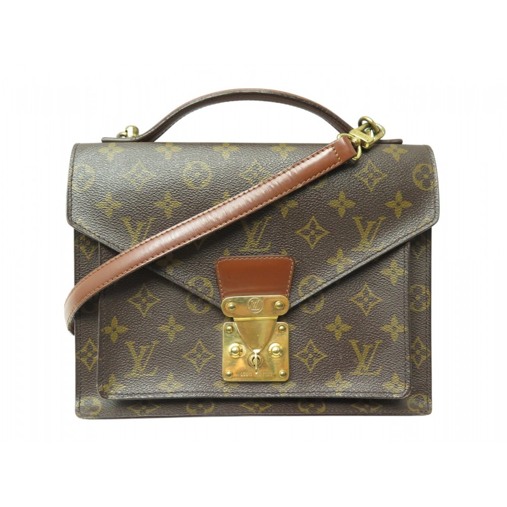 VINTAGE SAC A MAIN LOUIS VUITTON MONCEAU EN TOILE MONOGRAM BANDOULIERE BAG 3100€