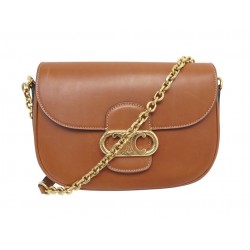 SAC A MAIN CELINE TRIOMPHE MAILLON CHAIN 191343 BANDOULIERE CUIR GOLD BAG 3600€