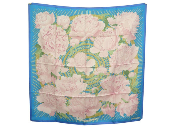  foulard hermes les pivoines vauzelles carre 90