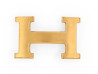 boucle de ceinture hermes h pour lien 32 mm metal dore