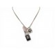 NEUF COLLIER CHANEL PENDENTIFS LOGO CC ROUGE A LEVRE AB7670 2022 NECKLACE 1210€