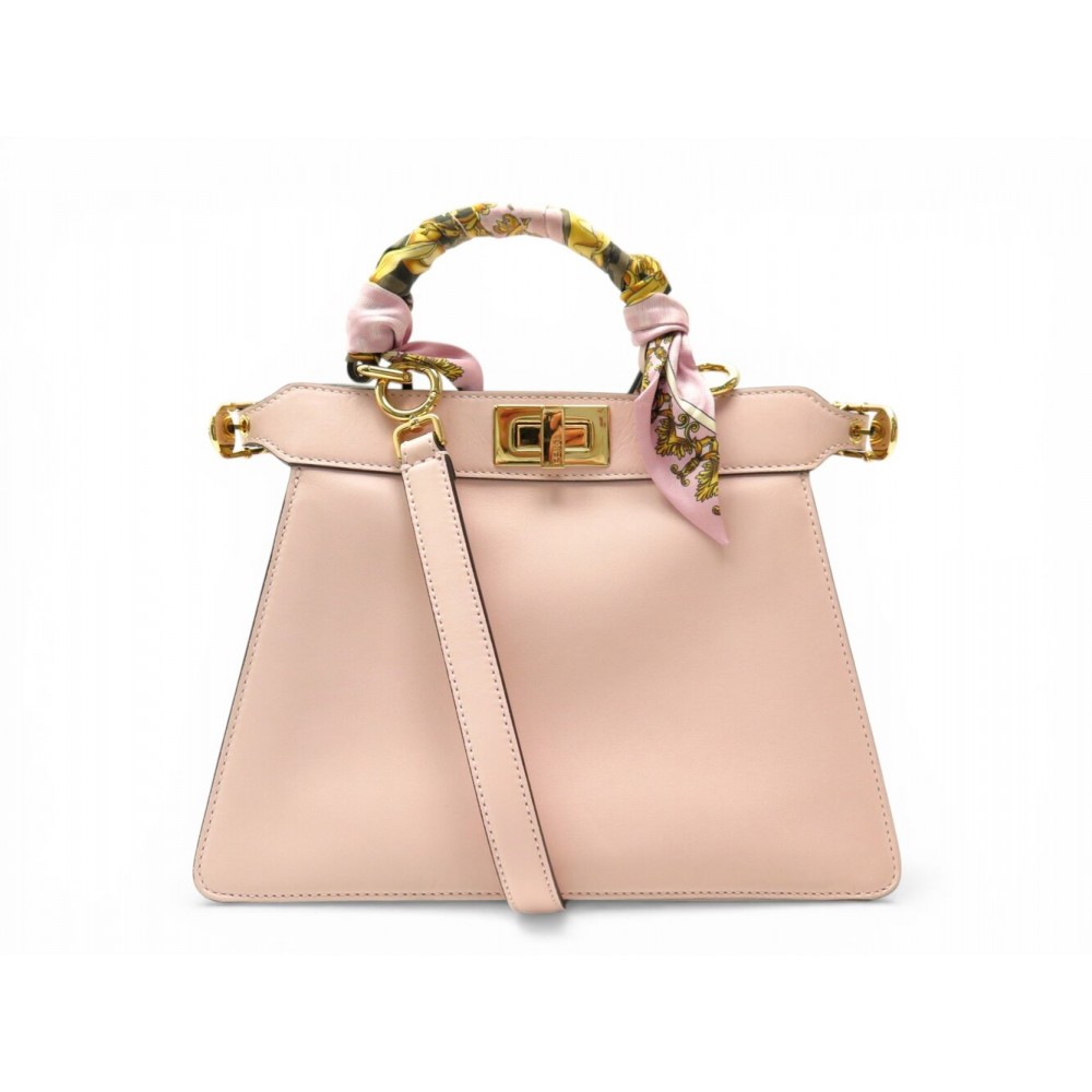 NEUF SAC A MAIN FENDI X VERSACE FENDACE 8BN327 PEEKABOO M ROSE BANDOULIERE 4500€