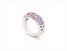  bague chaumet grains de caviar saphirs mauve t50