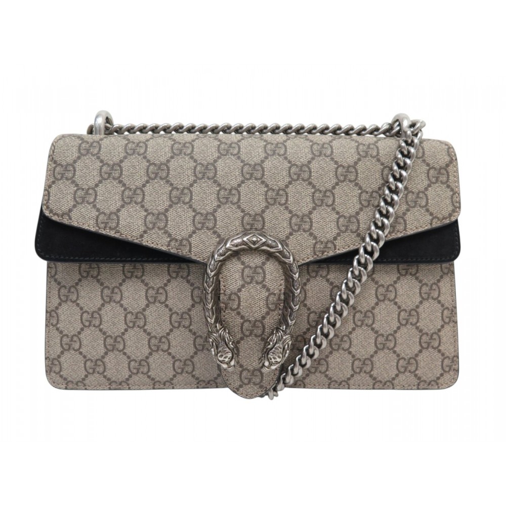 SAC A MAIN GUCCI DIONYSUS MM 400249 EN TOILE GG SUPREME BANDOULIERE PURSE 2700€