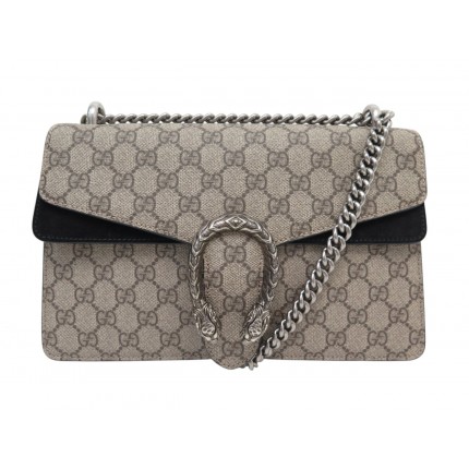 SAC A MAIN GUCCI DIONYSUS MM 400249 EN TOILE GG SUPREME BANDOULIERE PURSE 2700€