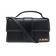 SAC A MAIN JACQUEMUS LE GRAND BAMBINO 213BA007 EN CUIR NOIR BANDOULIERE BAG 820€
