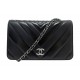 NEUF SAC A MAIN CHANEL WALLET ON CHAIN TIMELESS EN CUIR CHEVRON WOC BAG 4100€