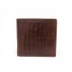 VINTAGE PORTEFEUILLE LANCEL CUIR DE CROCODILE MARRON PORTE CARTES BROWN WALLET