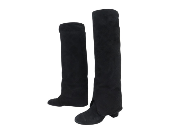 chaussures chanel bottes guetres matelassees g28029