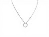  pendentif en or blanc 18k serti de 8 diamants