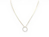 pendentif en or jaune 18k 8 diamants brillants