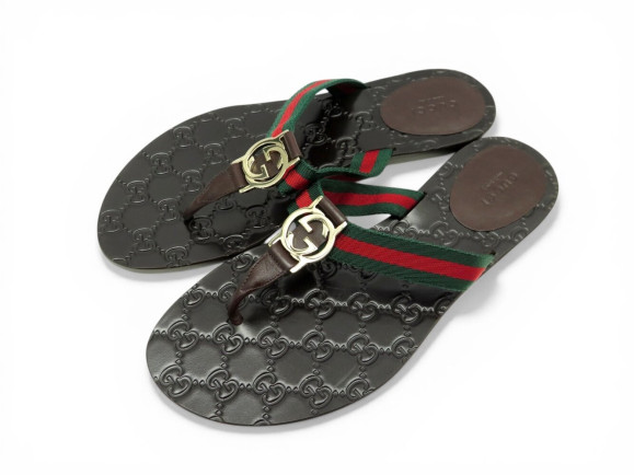 chaussures gucci 270374 tongs flip flop 39 monogramme