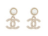 boucles d'oreilles chanel pendantes logo cc