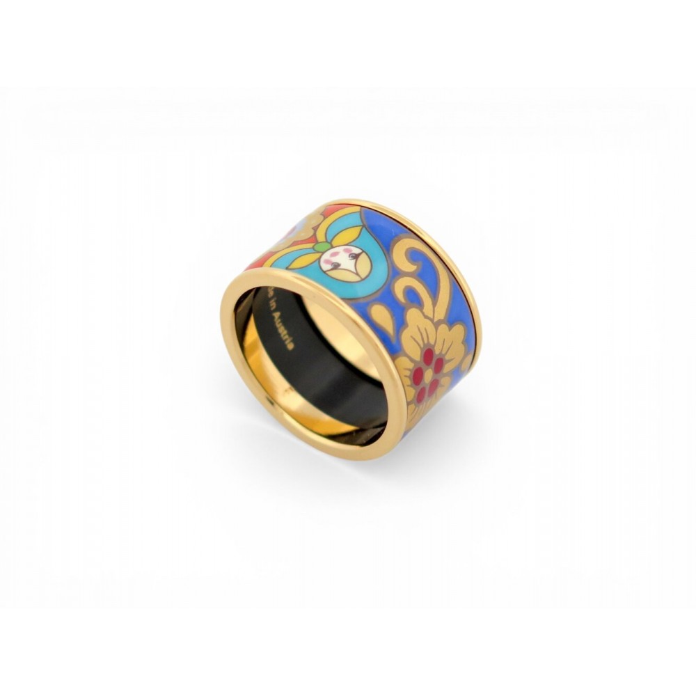NEUF BAGUE FREY WILLE DIVA MY MATRYOSHKA POUPEE RUSSE T52 EMAIL OR 18K RING 635€