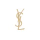 NEUF BROCHE SAINT LAURENT 748486 CASSANDRE MONOGRAMME YSL ECORCE BROOCH 380€