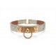 NEUF BRACELET HERMES RIVALE MINI DELLA CAVALLERIA H500132FD EN CUIR BANGLE 515€