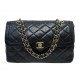 VINTAGE SAC A MAIN CHANEL DIANA CUIR MATELASSE NOIR BANDOULIERE HAND BAG 8000€