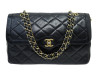 sac a main chanel diana cuir matelasse noir
