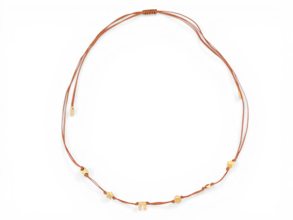  collier celine 46z942bpo cordon charms arc de