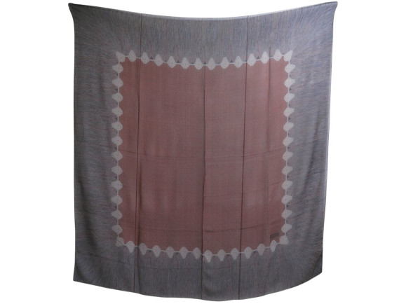 foulard chanel chale 128x123 cm en mousseline