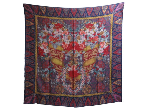 chale christian dior multicolore carre 130cm
