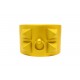 NEUF BRACELET HERMES MANCHETTE COLLIER DE CHIEN SUNSET JAUNE T3 16CM BANGLE 675€