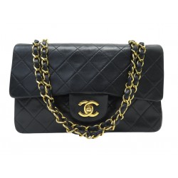 VINTAGE SAC A MAIN CHANEL TIMELESS CLASSIQUE PM A01113 CUIR BANDOULIERE 10100€