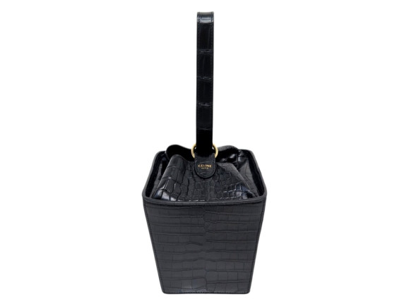  rare sac a main celine strap box avec dragonne en