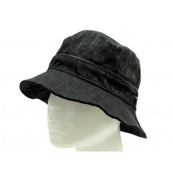 NEUF CHAPEAU CHRISTIAN DIOR TRT04012 T58 TOILE MONOGRAMME OBLIQUE NOIRE HAT 850€