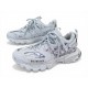 NEUF CHAUSSURES BALENCIAGA TRACK GRAFFITI 542436 40 IT 41 FR GRIS SNEAKERS 950€
