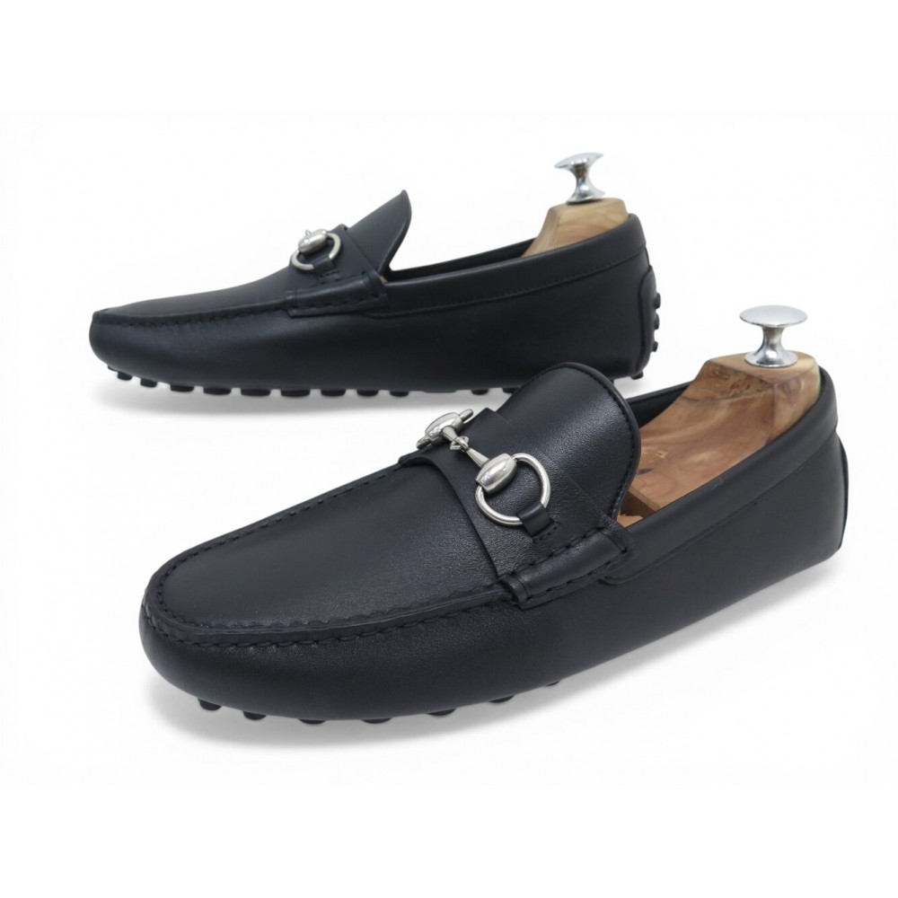 NEUF CHAUSSURES GUCCI MORS HORSEBIT MOCASSINS 765859 05.5 39.5 IT 40.5 FR 780€
