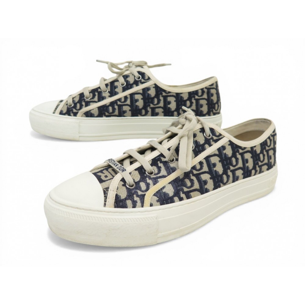 CHAUSSURES DIOR WALK'N'DIOR JACQUARD OBLIQUE KCK211OES56B 42 SNEAKERS SHOES 890€