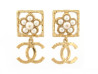 boucles d'oreilles chanel pendantes logo cc