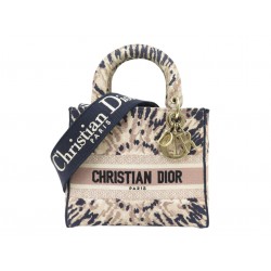 SAC A MAIN CHRISTIAN DIOR LADY D-LITE MEDIUM TOILE TIE-DYE BANDOULIERE BAG 5900€